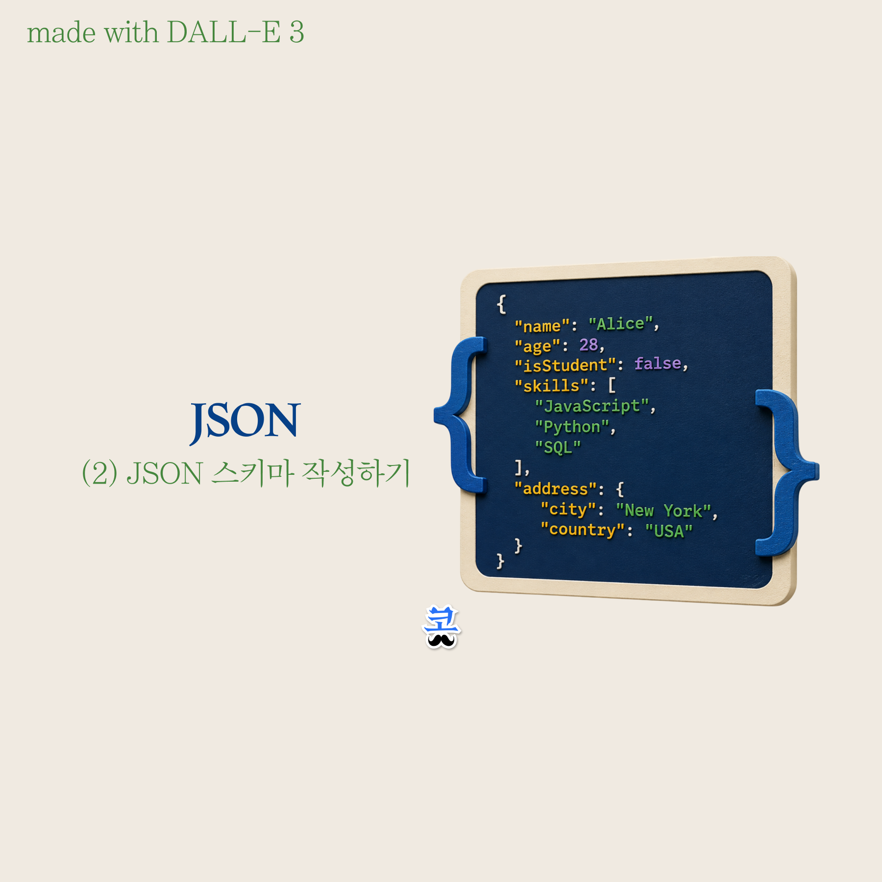 [JSON] (2) JSON 스키마 작성하기: 빈 파일에서 데이터 구조 정의까지